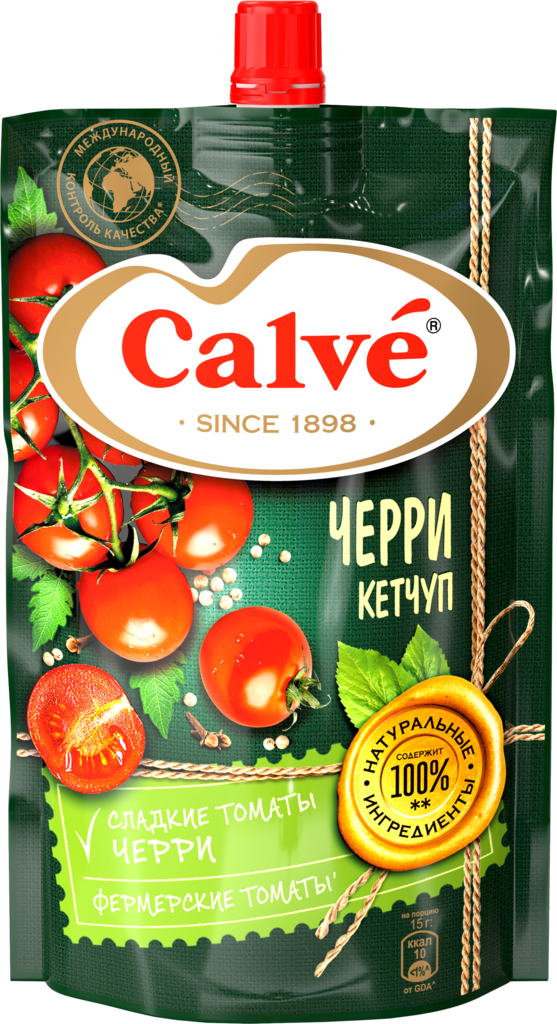 Кетчуп CALVE с помидорами черри