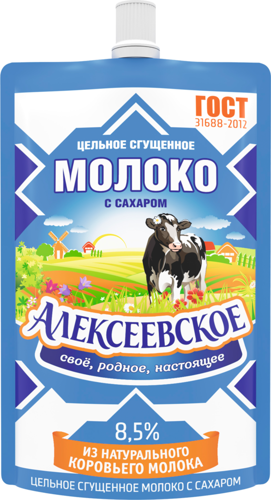 Молоко сгущенное АЛЕКСЕЕВСКОЕ цельное 8,5%