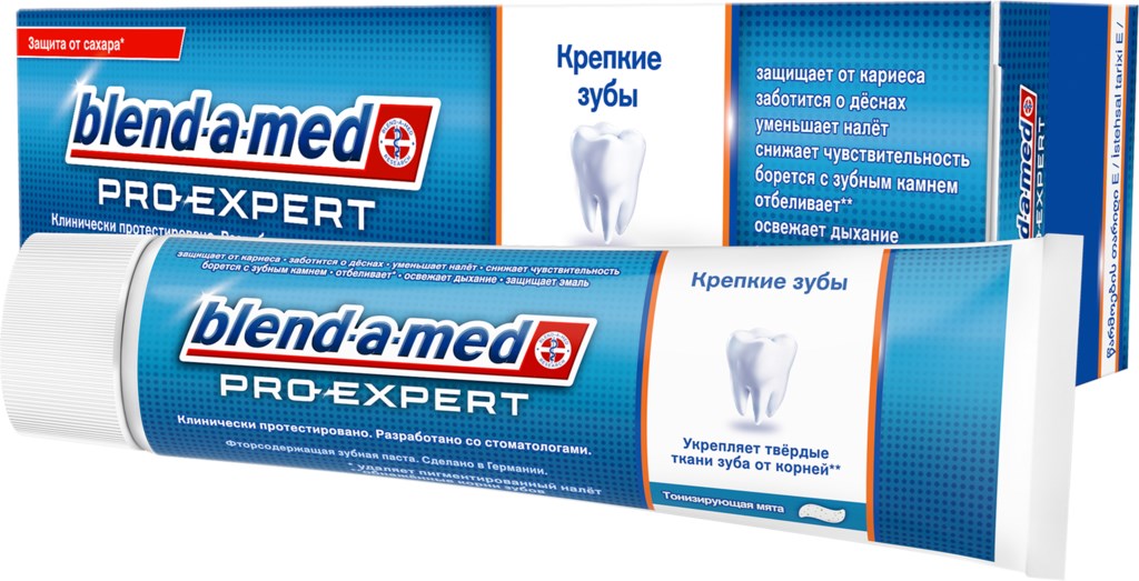 Зубная паста BLEND-A-MED Pro-Expert Крепкие зубы Тонизирующая мята, 100мл