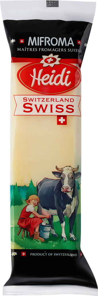 Сыр твердый HEIDI Швейцарский из Швейцарии 45%, без змж